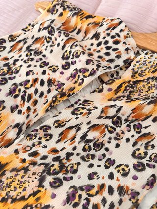 Vestido Animal Print M