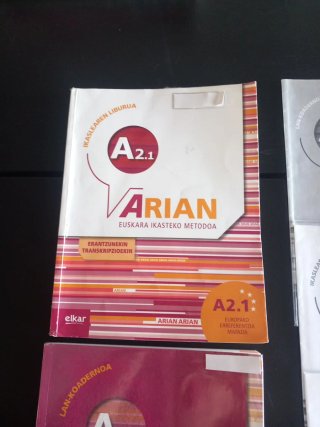 Arian A2.1 euskara ikasteko metodoa. Lan-koadernoa