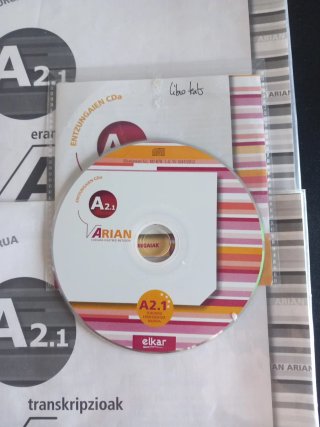 Arian A2.1 euskara ikasteko metodoa. Lan-koadernoa