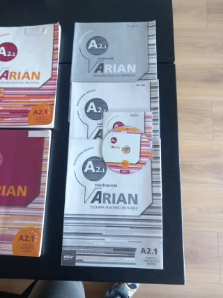 Arian A2.1 euskara ikasteko metodoa. Lan-koadernoa