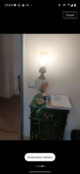Lampada vintage anni '50 funzionante