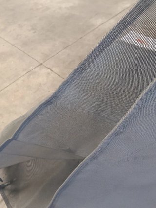 Toldo Fiamma Gris y Blanco