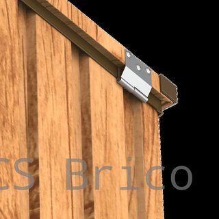 Baúl Arcón Metálico 585 L Imitación Madera - 71x133x72 cm - Duramax