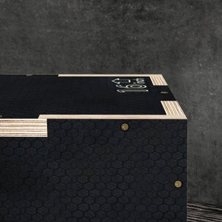 Box Jump Pliometrico 3 Altezze Legno Antiscivolo