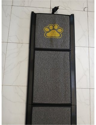 BACOENG 180cm Rampa para Perros Coche Plegable - Rampa para Perros portátil para Perros Grandes con Alfombra Antideslizante - Disp