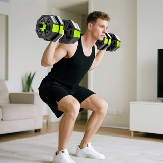 Set Pesi Palestra 6 in 1 Multifunzione da 20kg