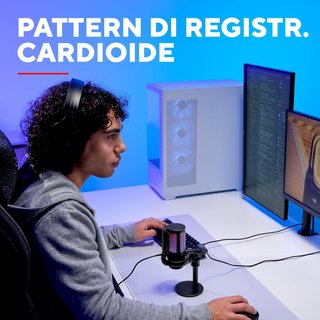Microfono streaming Trust NUOVO RGB