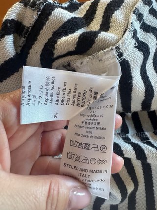 Pantaloni Elisabetta Franchi a righe taglia 42