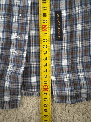 Woolrich Camisa Cuadros Manga Corta XL Vintage