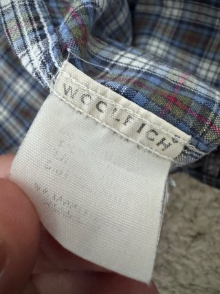 Woolrich Camisa Cuadros Manga Corta XL Vintage