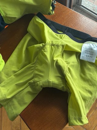 Pantaloni Ciclismo Ragazzo Lime