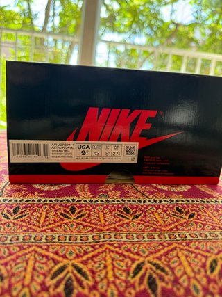 Jordan 1 Patent Bred
