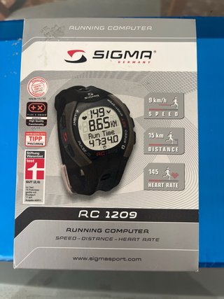 Sigma RC 1209 Pulsómetro Running Computer