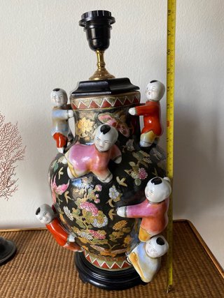 Lámpara Vintage Cerámica China
