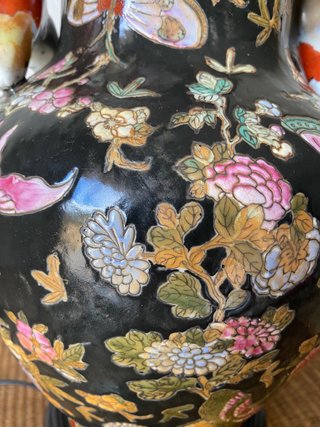 Lámpara Vintage Cerámica China