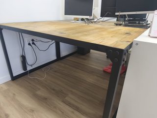 Mesa madera y metal Maisons du Monde