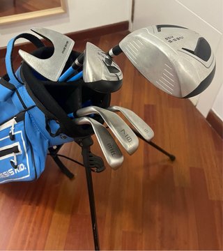 Bolsa y palos golf junior diestro Inesis