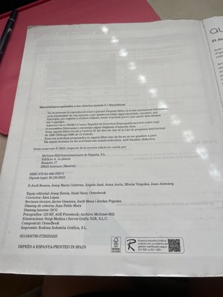 Matemàtiques aplicades a les Ciències Socials, ...