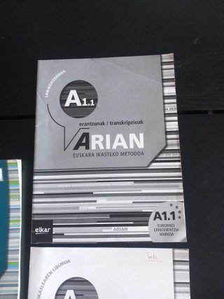 Arian A1.1 euskara ikasteko metodoa. Lan-koadernoa