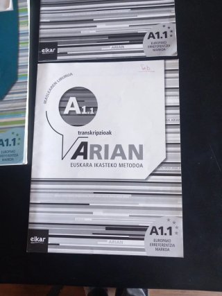 Arian A1.1 euskara ikasteko metodoa. Lan-koadernoa