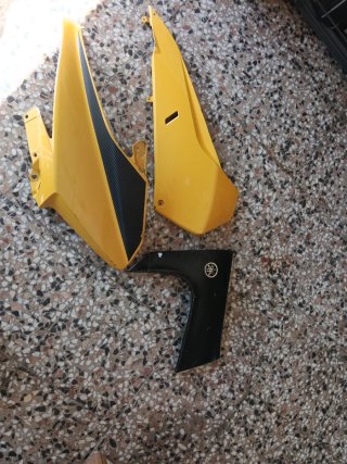 Carenados Yamaha TMAX 500 Amarillos y Negros