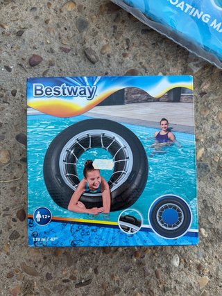 Flotador Bestway Rueda Coche 1.19m