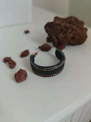 Conjunto de pendientes y anillo