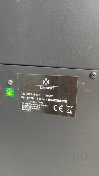 Prio Chimenea Eléctrica Con Calentador