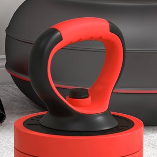 Set Pesi 4 in 1 da 30kg Convertibile in Kettlebell