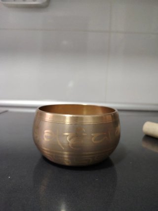 Cuenco Tibetano con Mazo 11x7cm