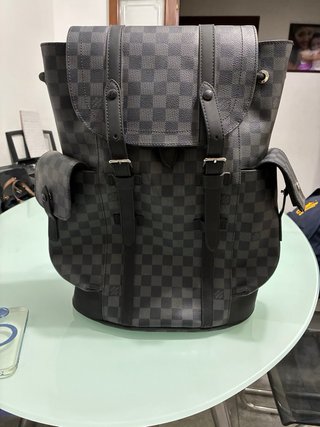 Mochila Louis Vuitton Negra y Gris