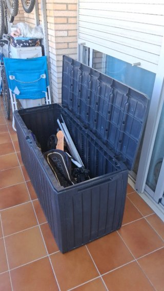 Baúl de almacenamiento exterior