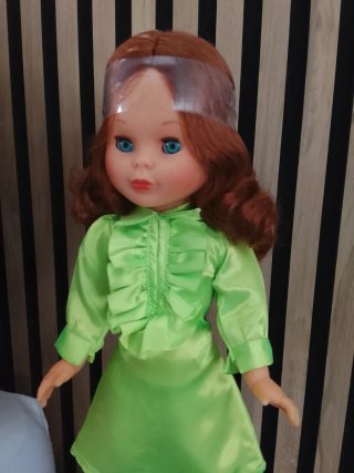Muñeca Nancy pelirroja pelo rizado