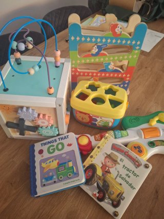 Lote de juguetes educativos
