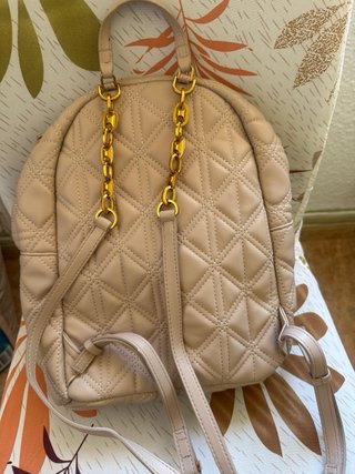 Mochila Zara Beige Acolchada