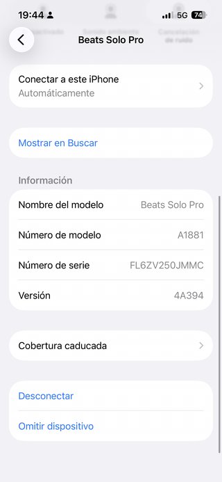 Auricolari Beats Solo Pro Wireless con scatola