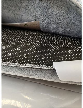 VOUNOT® Alfombra Moderna Grande para Salón 200x300 cm - Pelo Corto Suave y Lavable - con Base y Alfombrilla Antideslizante Doble -