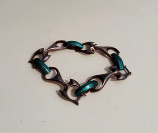 Bracciale #Argento925 Smalto Vintage Anni '60-'70