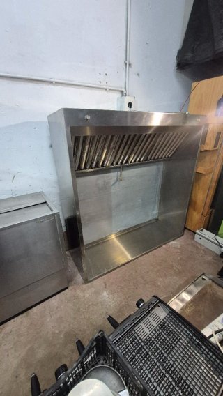 Campana extractora industrial acero inoxidable
