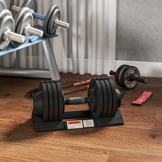 Kit Pesi Regolabili 7/13/18/24 kg Porta Manubri