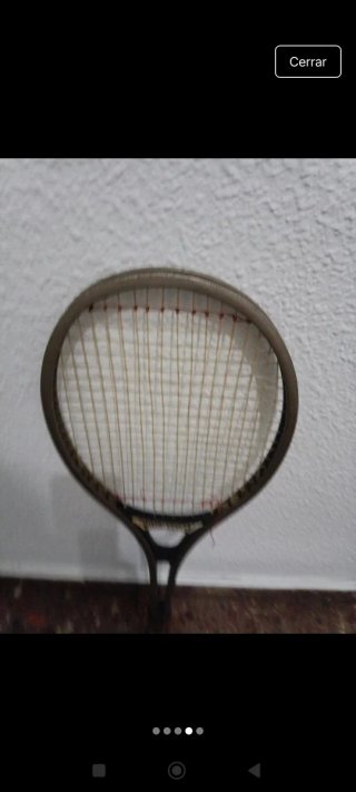Raqueta de tenis Wimbledon vintage