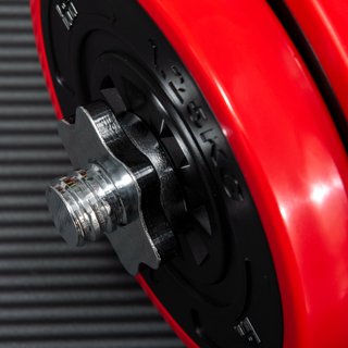 Set Manubri Palestra Pesi da 40kg rivestiti Gomma
