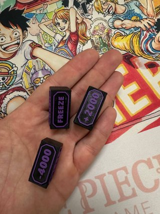 One Piece TCG Dadi e Token Nero Viola