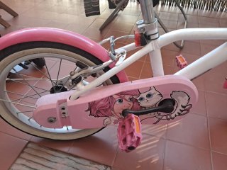 Bicicleta infantil rosa