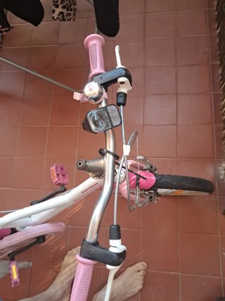 Bicicleta infantil rosa