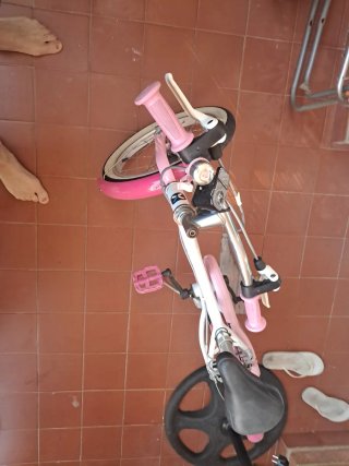 Bicicleta infantil rosa