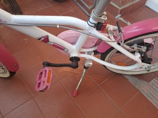 Bicicleta infantil rosa