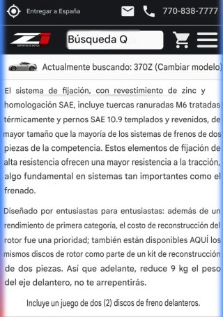 Discos Freno Delanteros Akebono Z1 2 piezas Nissan