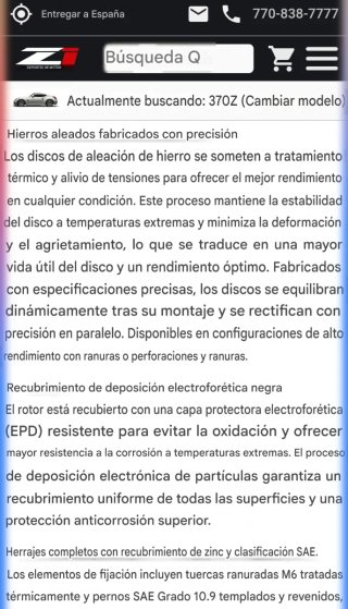 Discos Freno Delanteros Akebono Z1 2 piezas Nissan