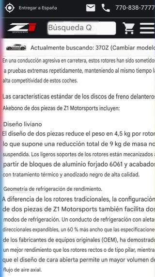 Discos Freno Delanteros Akebono Z1 2 piezas Nissan